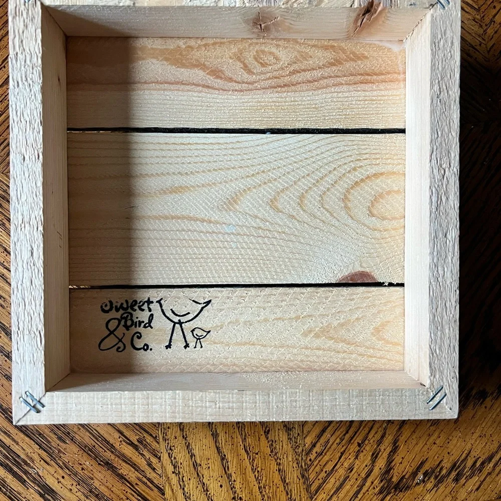 Rustic Lake Life Wall Hook with Clip 8x8